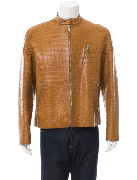 hermes crocodile skin jacket